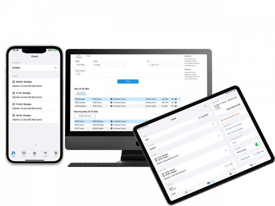 Ferry Software is perfect for connected ferry operators